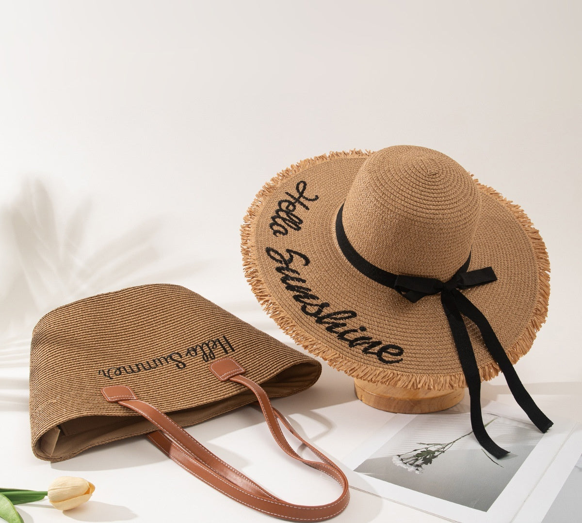 Seaside Straw Hat & Bag Set – Your Perfect Summer Holiday Essential