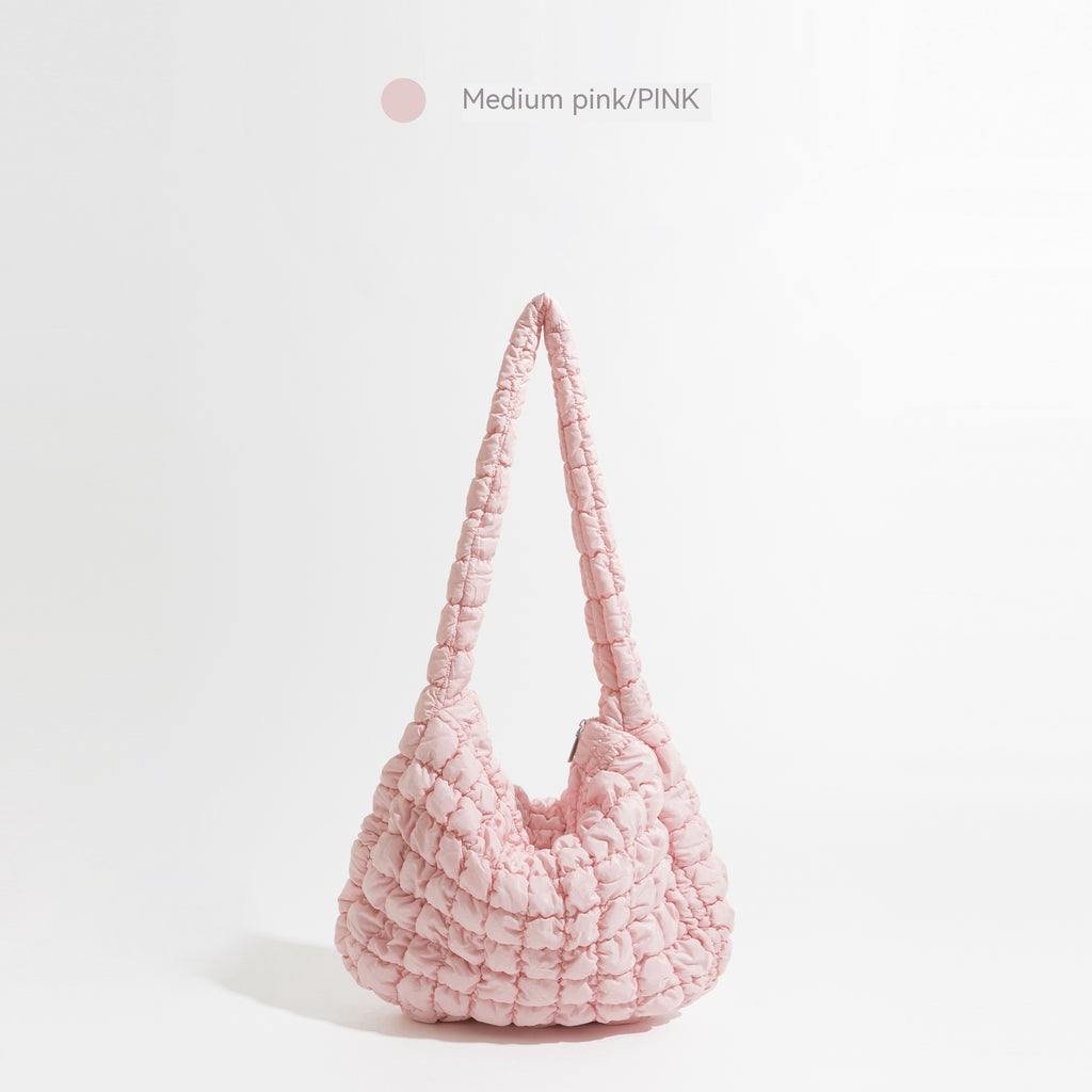 Puffy Chic – Stylish Quilted Shoulder Bag for Women