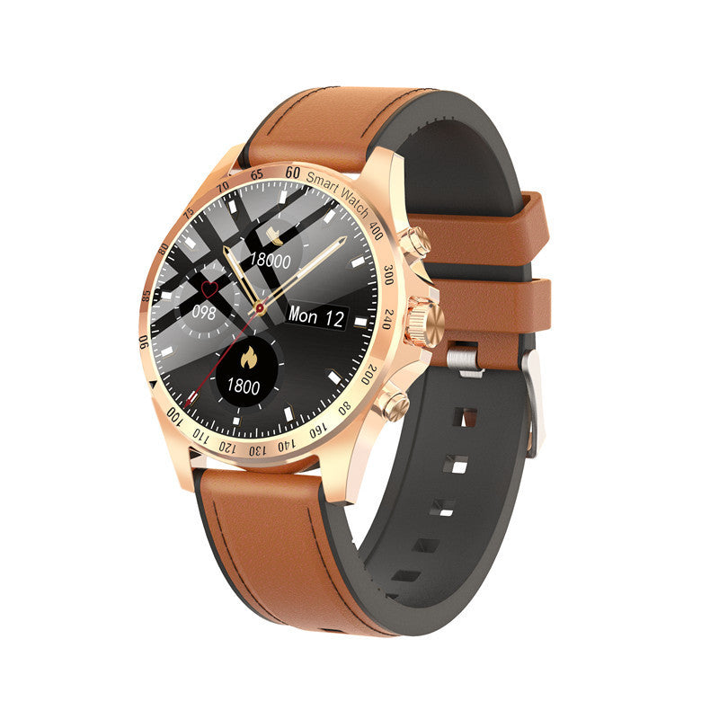Luxury Rose Gold Smartwatch for Women – Health Tracker with Elegant Style