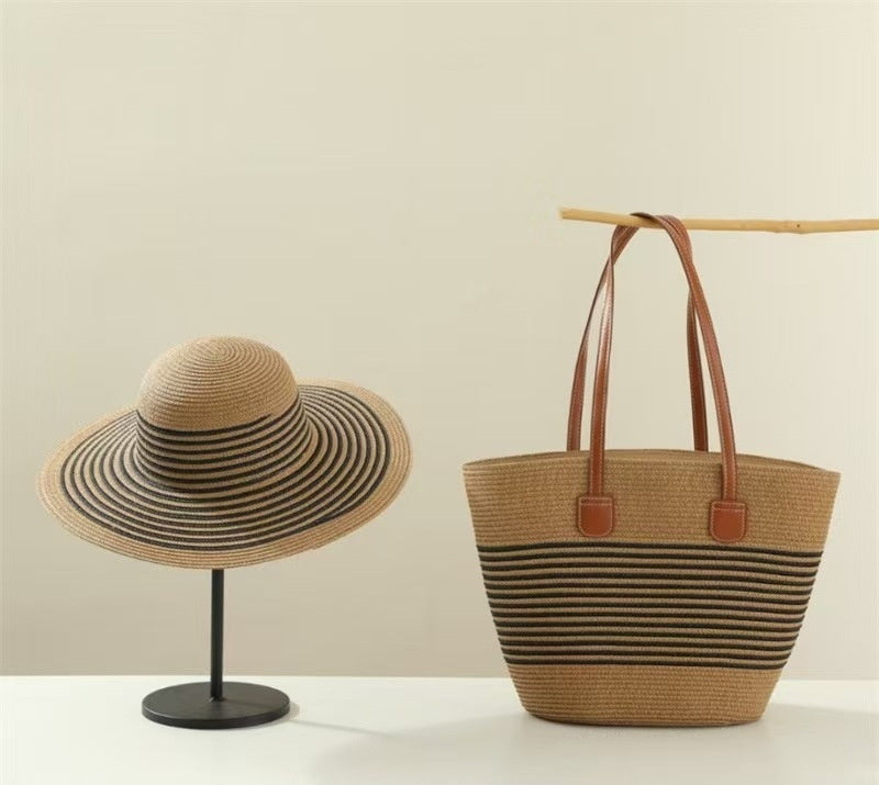 Seaside Straw Hat & Bag Set – Your Perfect Summer Holiday Essential